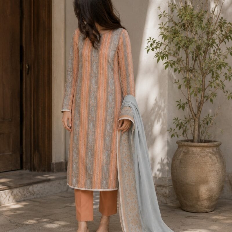 3-Piece Unstitched Suit