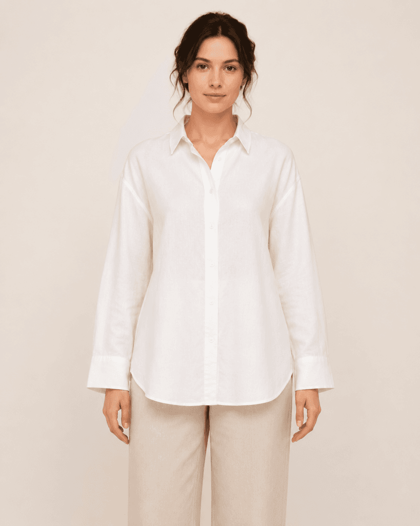 The Ivory Essential Linen Shirt