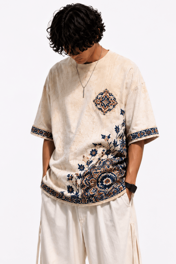 Heritage Bloom Oversized Tee