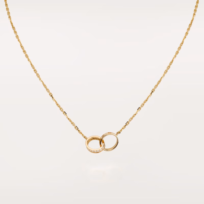Love pendant half-paved necklace jewellery - Elhan and Regina Pakistan